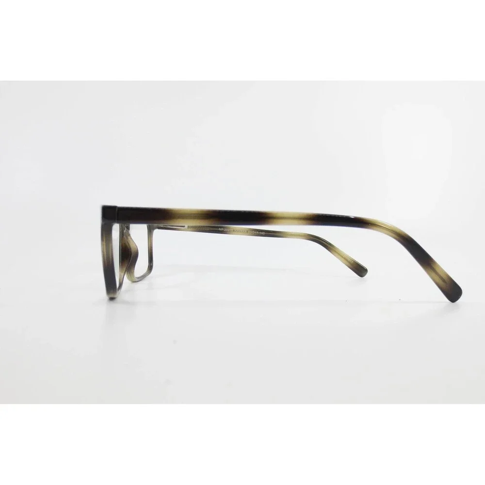 MP 20208 Havana Tortoise Rectangular Eyeglass Frames 53-17-140 Olive Brown